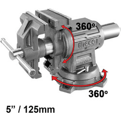 Ingco Swivel Bench Vise with Anvil - KHM Megatools Corp.