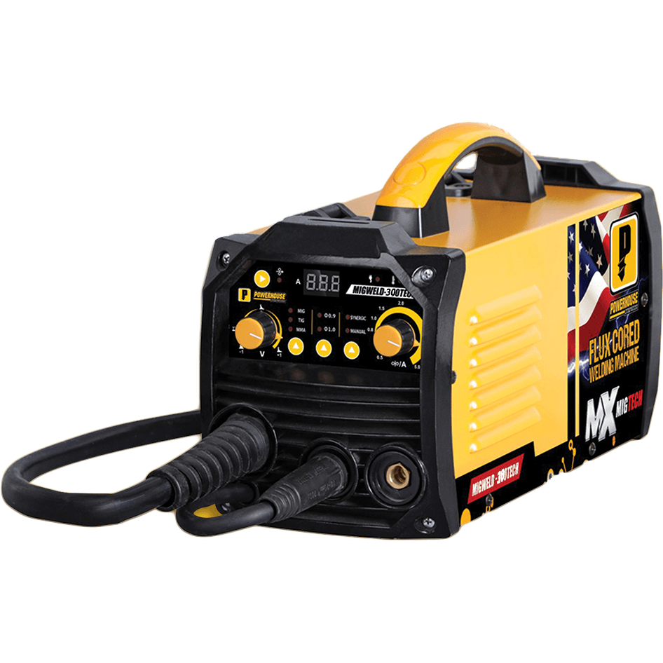 Powerhouse MIGWELD-300TECH MIG DC Inverter Welding Machine 300A (Fluxcored) - KHM Megatools Corp.