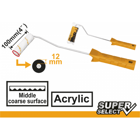 Ingco HRHT281002 Mini Paint Roller 4