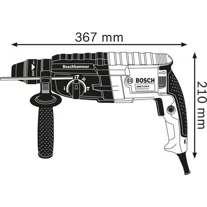 Bosch GBH 2-24 DRE 3-Modes Rotary Hammer 24mm 2.7J | Bosch by KHM Megatools Corp.