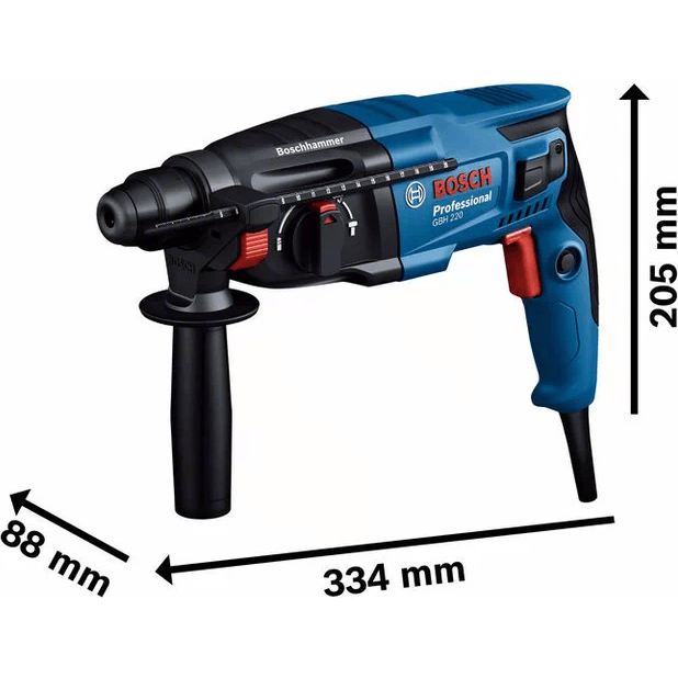 Bosch GBH 220 3-Modes SDS-plus Rotary Hammer 720W [Contractor's Choice] | Bosch by KHM Megatools Corp.