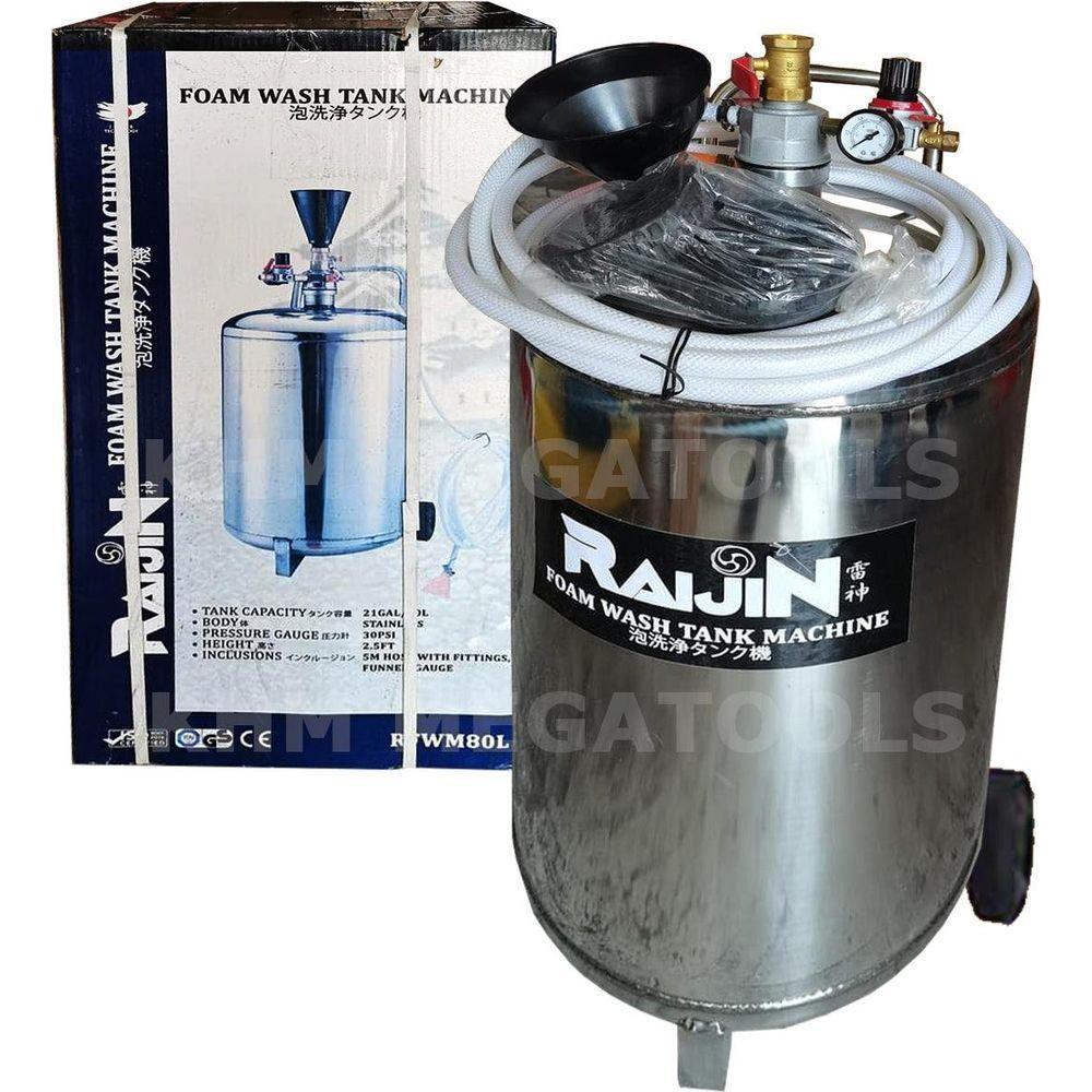 Raijin RFWM80L Foam Washer / Wash Tank Machine 80L 30psi - KHM Megatools Corp.