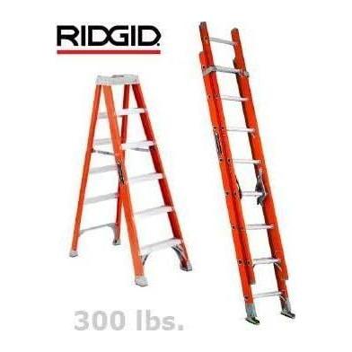 Ridgid Fiberglass Industrial Ladder - Goldpeak Tools PH Ridgid