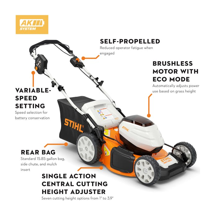 Stihl RMA 460 Cordless Lawn Mower 36V [AK] (Bare)