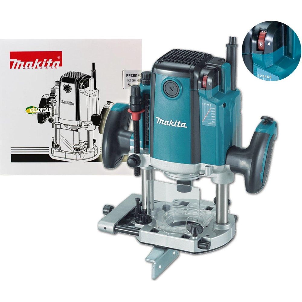 Makita RP2301FC Plunge Router (Variable Speed) - Goldpeak Tools PH Makita