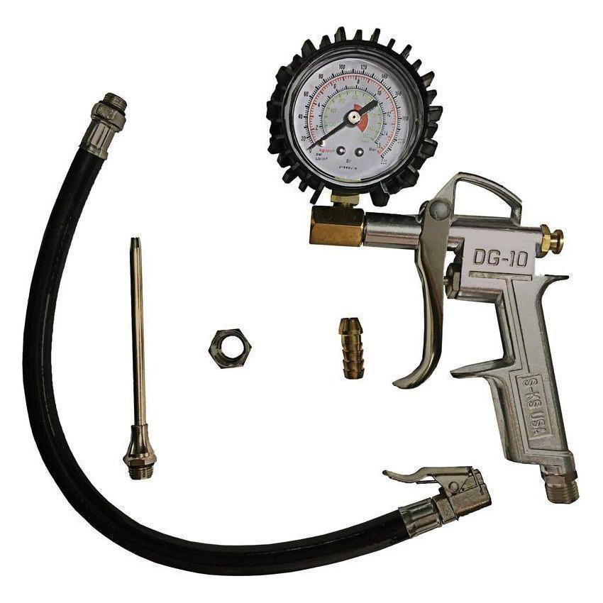 S-Ks Tools USA Pneumatic 4-in-1 Tire Inflator Gauge - Goldpeak Tools PH S-Ks Tools USA