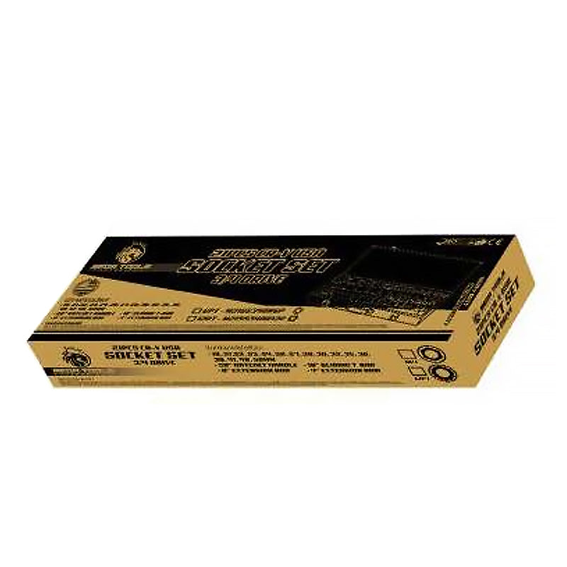 Megatools M21SS34D6P 21pcs 6-Point 3/4 Drive Socket Set