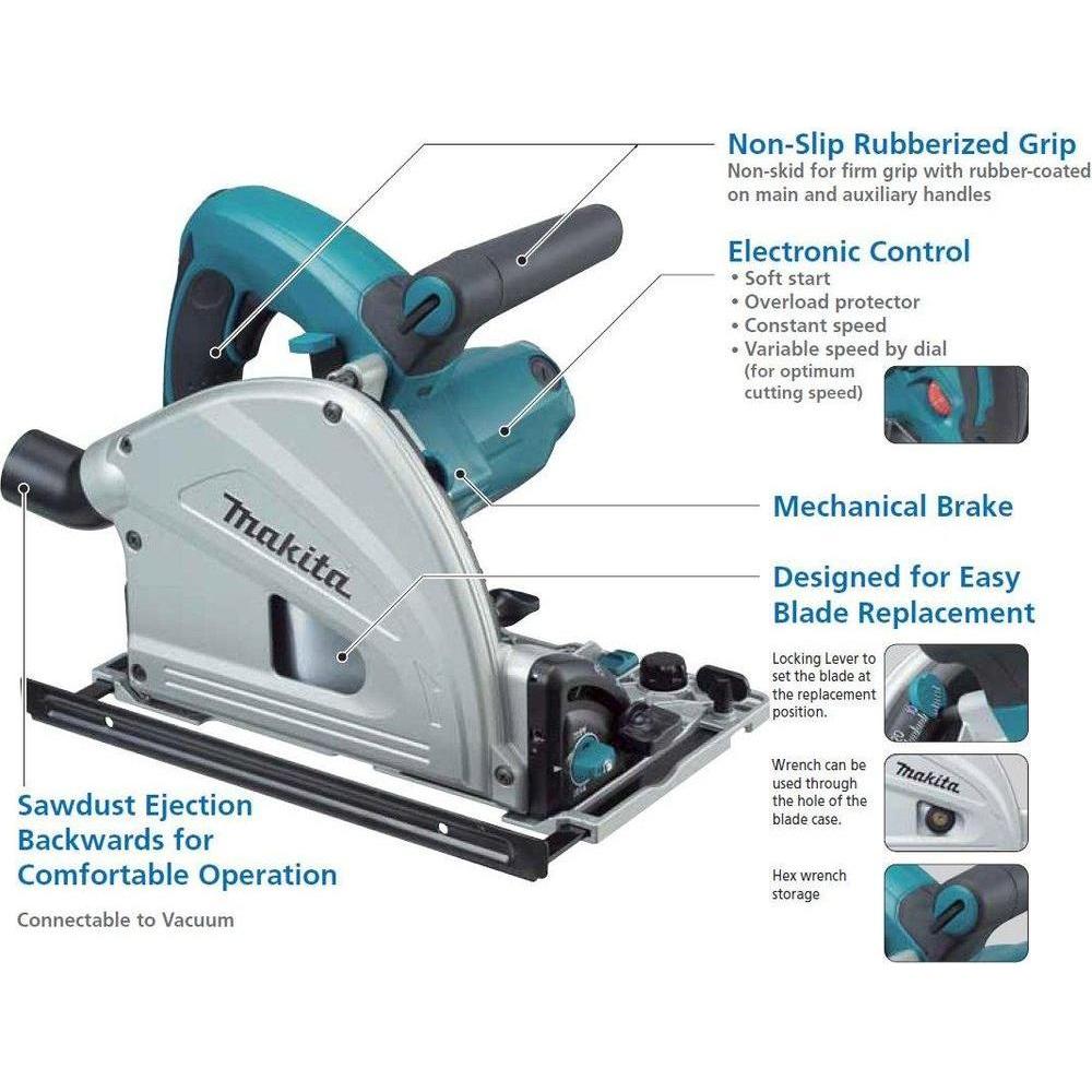 Makita SP6000 Plunge Cut Circular Saw / Tracksaw - Goldpeak Tools PH Makita