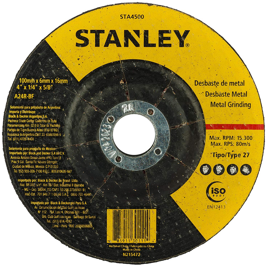 Stanley STA4500 Grinding Disc T27 4