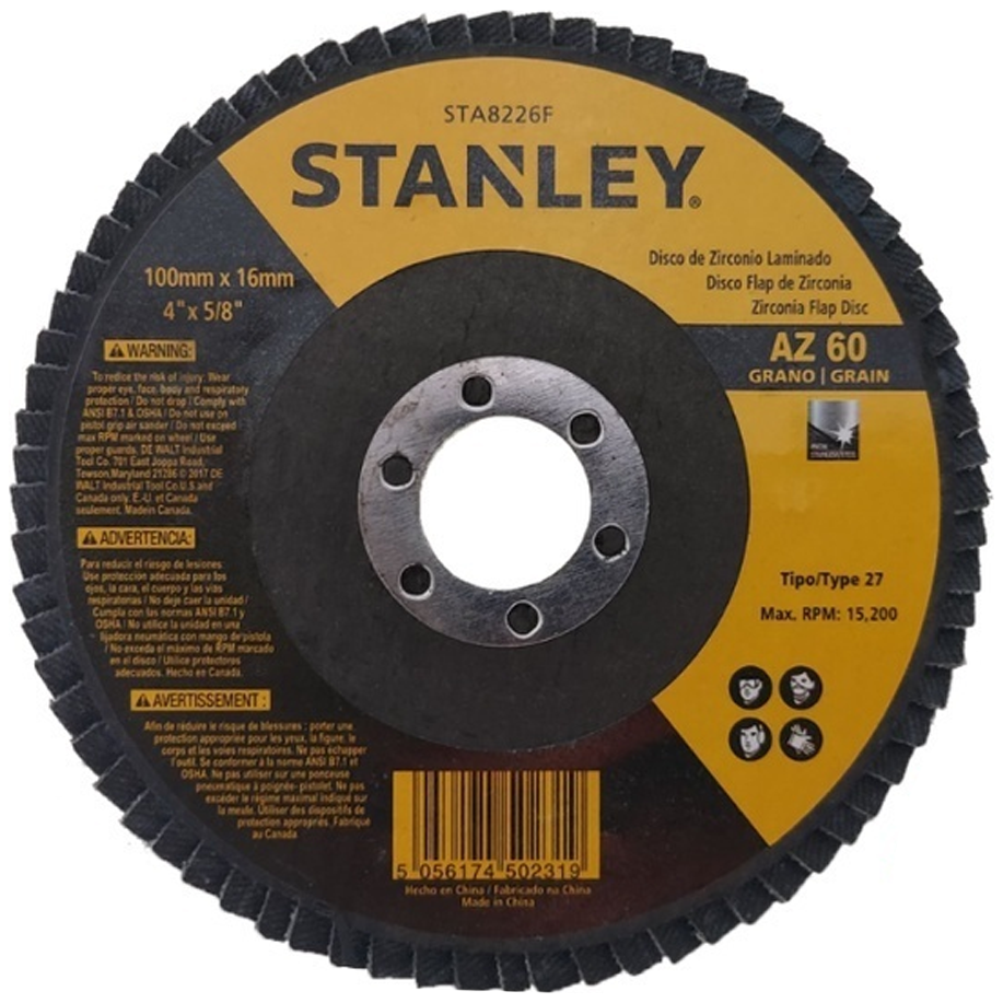 Stanley STA8226F Flap Disc 60G T27