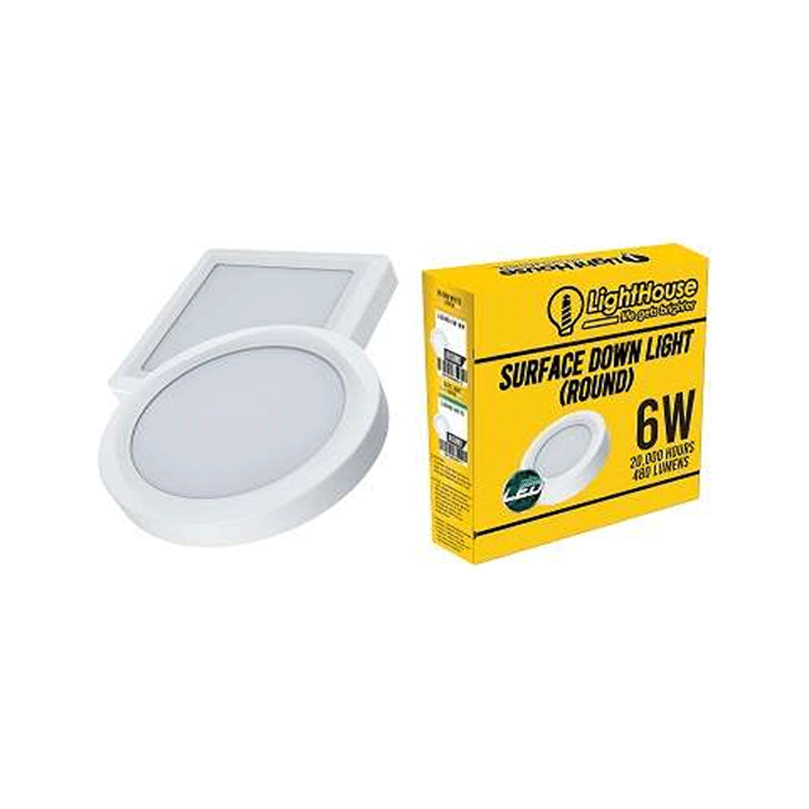 Lighthouse Surface Mounted Downlight LED Square Warm White