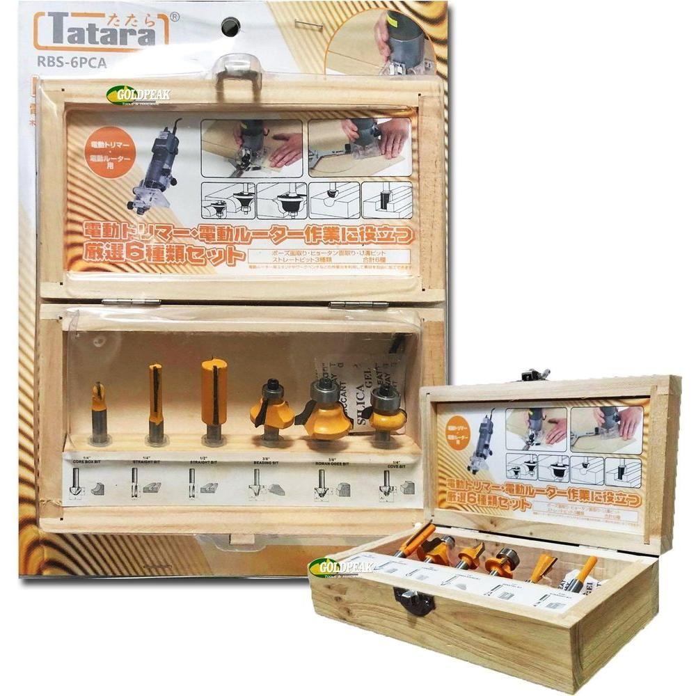 Tatara Router Bit Set 1/4