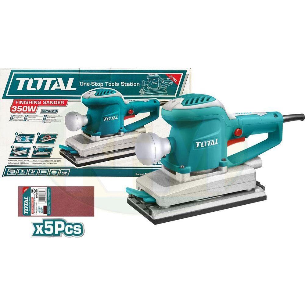 Total TF1302206 Finishing Sander 350W - KHM Megatools Corp.