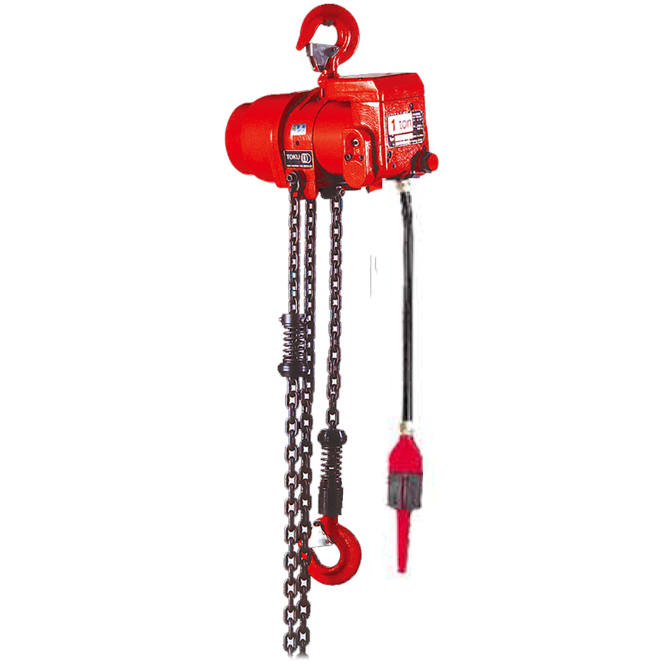 Toku TCR-500PE Pneumatic Air Chain Hoist 0.5Tx 3M (Pendant)