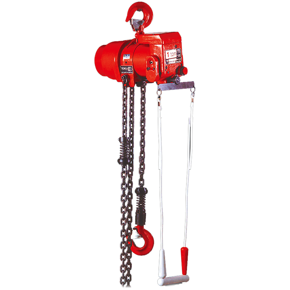 Toku TCR-6000C2 Pneumatic Air Chain Hoist 6T x 3M (Cord)