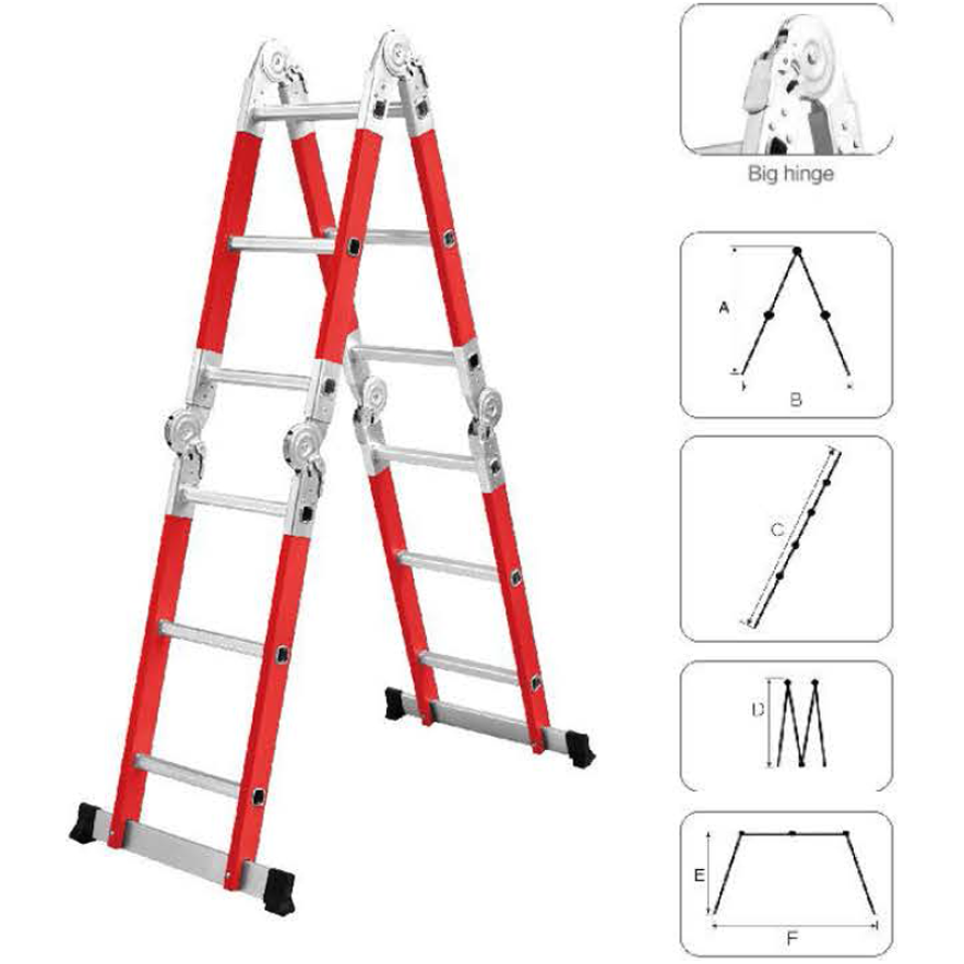 Trump TR-FG4X4 Multi-Purpose Fiberglass Ladder