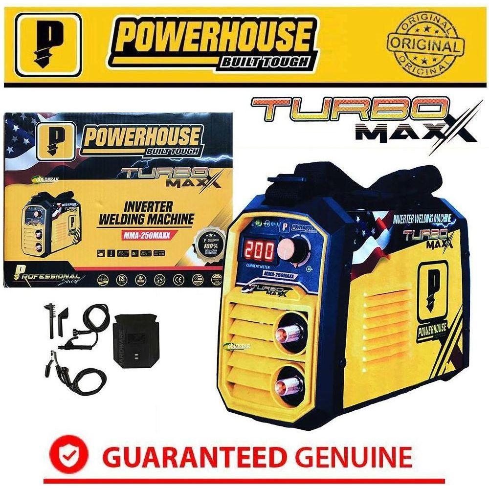 Powerhouse MMA-250 DC Inverter Welding Machine (TURBOMAXX) - Goldpeak Tools PH Powerhouse