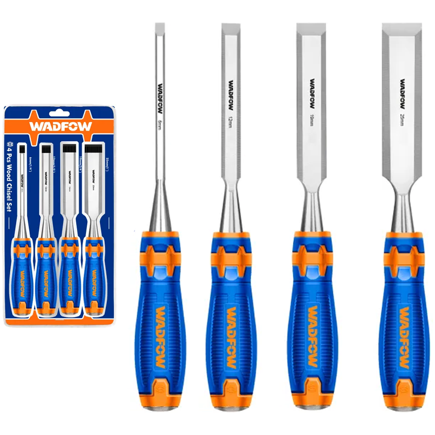 Wadfow WWC2204 Wood Chisel 4Pcs Set | Wadfow by KHM Megatools Corp.