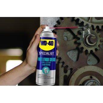 WD-40 High Performance White Lithium Grease 360ml (WDSPLWL360) - KHM Megatools Corp.