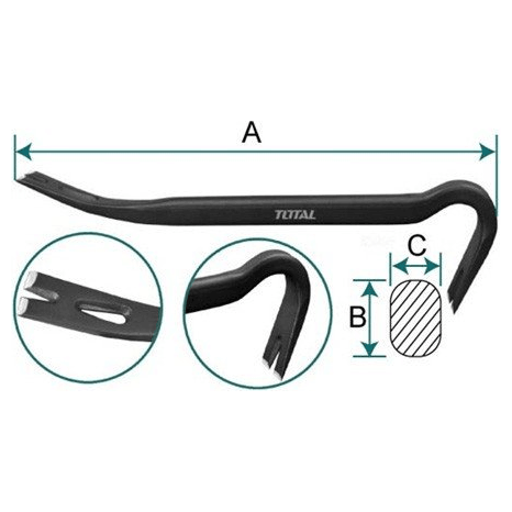 Total Wrecking Bar / Claw Bar | Total by KHM Megatools Corp.