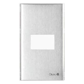 Omni WWP-110S Stainless 1-Gang Plate (Wide Series) | Omni by KHM Megatools Corp.