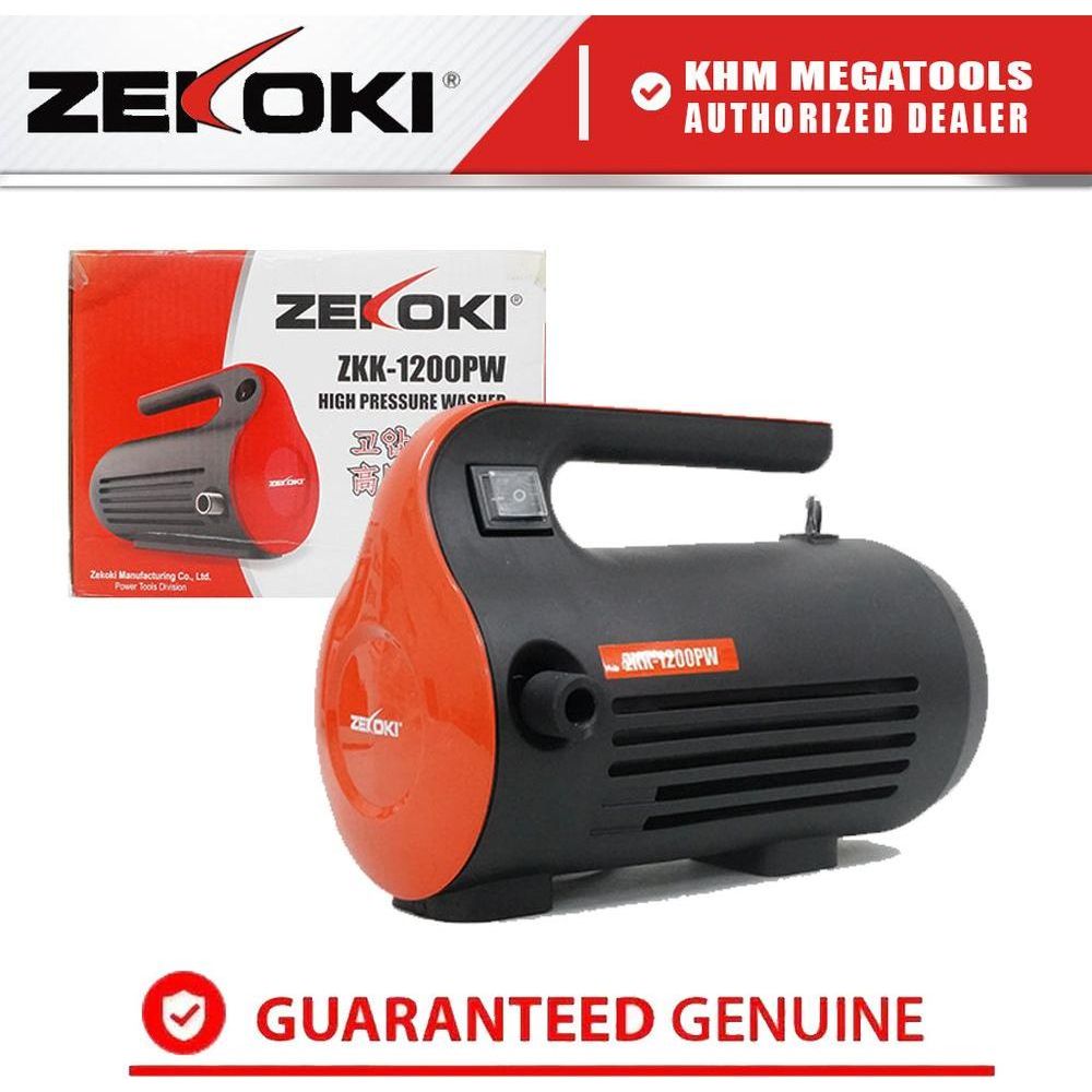 Zekoki ZKK-1200PW Portable High Pressure Washer | Zekoki by KHM Megatools Corp.