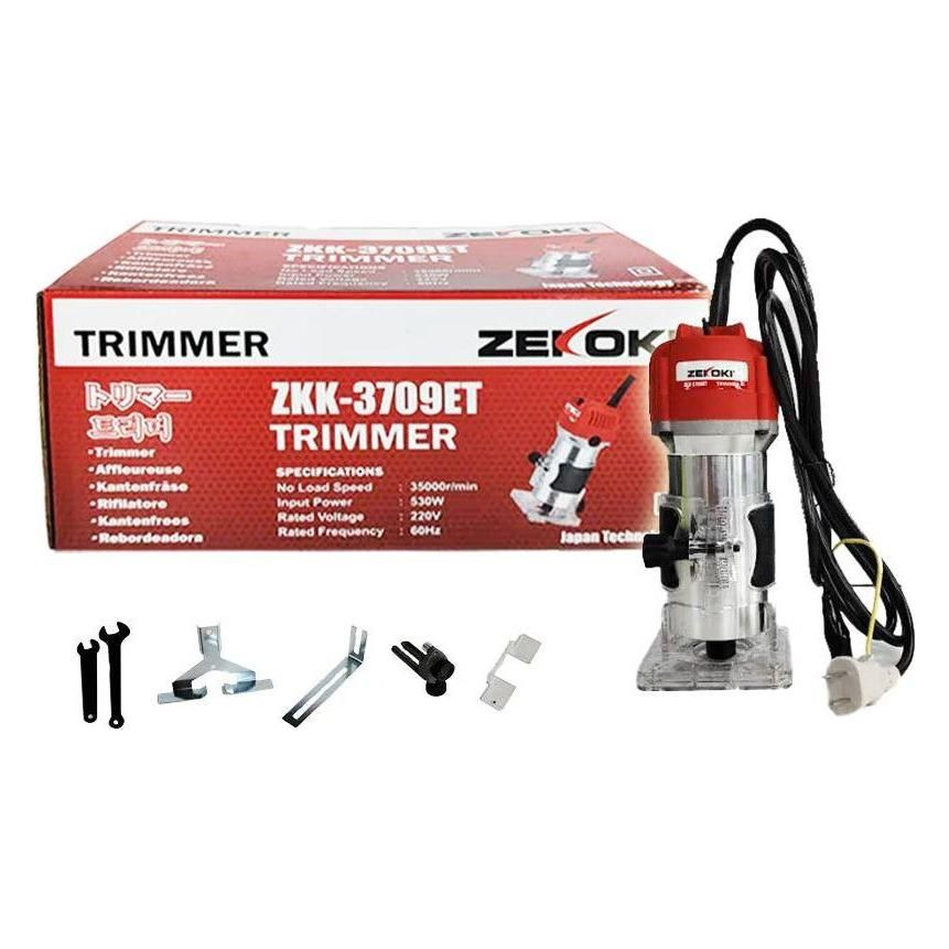 Zekoki ZKK-3709ET Palm Router / Trimmer 530W 1/4