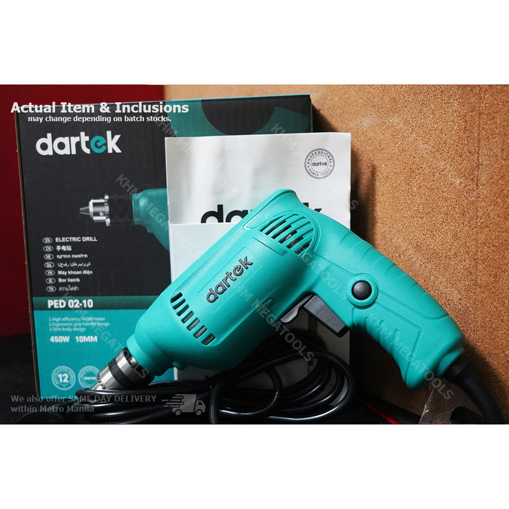 Dartek PED 02-10 Hand Drill 10mm 450W