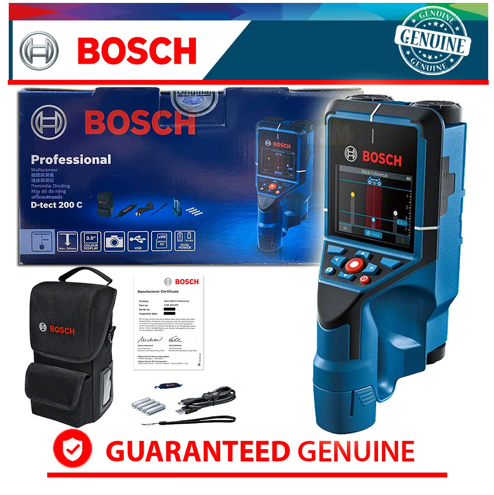 Bosch D-tect 200 C Wall scanner / Floor Scanner